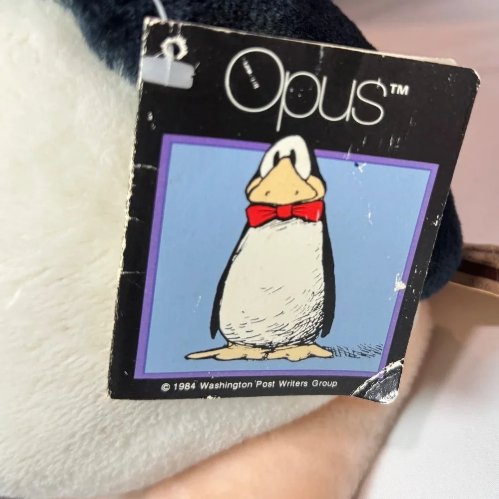 Vintage 1984 Dakin Opus Penguin Bloom County 12in Plush Original Tags